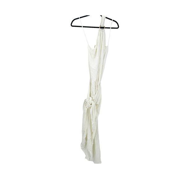 Chic White One-Shoulder Maxi Dress - Picture 9 of 11